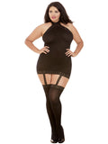 Dreamgirl - Garter Dress Black