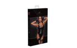 Noir - Power Wetlook Bodysuit with High Cut Leg