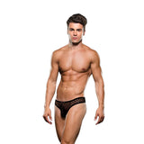 Envy - Modern Fishnet Thong, Black