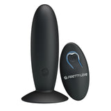 Vibrating Butt Plug 4.3" x 1.3" Black